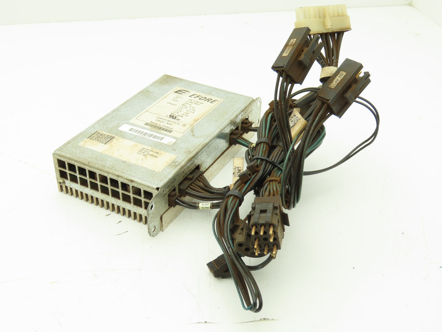 ABB EFORE SR 91B140 Power Supply ATX Cables 24VDC In 3.3V 5V 12V -12V DC Out