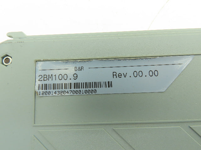 B&R Automation 2BM100.9 PLC Slot Rack Empty Blank Module REV 00.00
