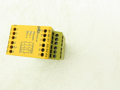 Pilz PNOZ X3 Safety Relay 24VAC 24VDC 3n/o 1n/c 1so 2.5W 60Hz