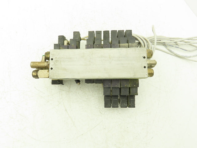 Pneumax Pneumatic 8-Station N331.0A Solenoid Valve Bank 24V