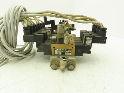 Pneumax Pneumatic 8-Station N331.0A Solenoid Valve Bank 24V