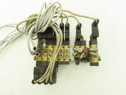 Pneumax Pneumatic 8-Station N331.0A Solenoid Valve Bank 24V