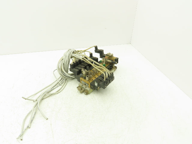 Pneumax Pneumatic 8-Station N331.0A Solenoid Valve Bank 24V
