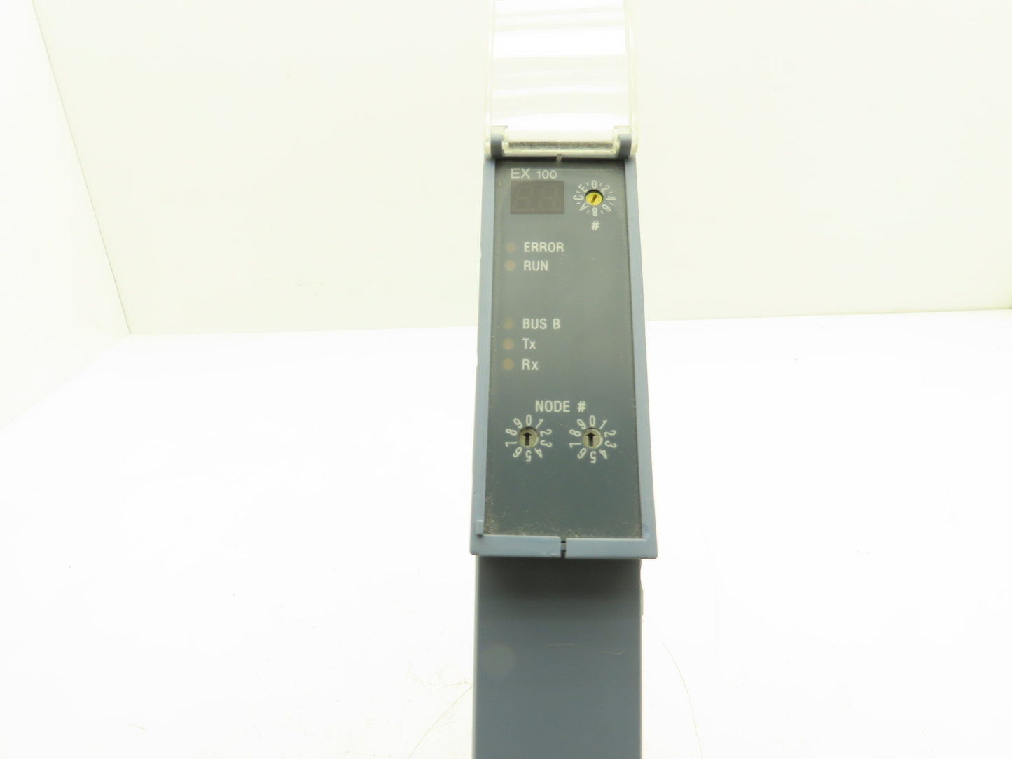 B&R Automation 2EX100.50-1 EX 100 Bus Controller Module Rev DO Cracked Fins