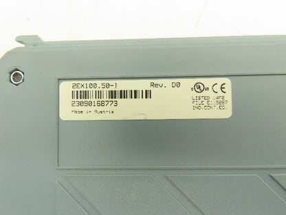 B&R Automation 2EX100.50-1 EX 100 Bus Controller Module Rev DO