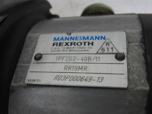 Rexroth 1PF2G2-40B/11 RR19MR Hydraulic Pump 1.8gpm 3625psi 5Hp 230/460V Motor