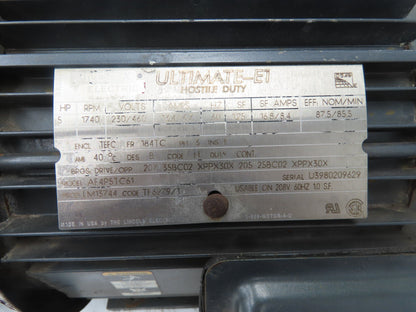 Rexroth 1PF2G2-40B/11 RR19MR Hydraulic Pump 1.8gpm 3625psi 5Hp 230/460V Motor