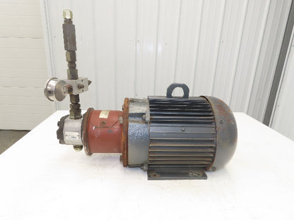 Rexroth 1PF2G2-40B/11 RR19MR Hydraulic Pump 1.8gpm 3625psi 5Hp 230/460V Motor