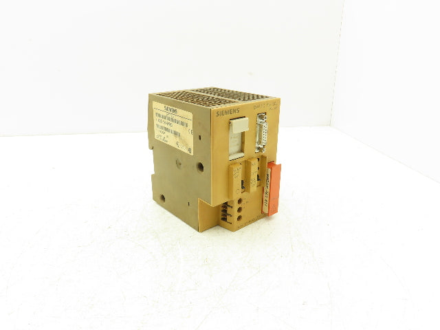 Siemens 6ES5 103-8MA03 PLC Processor CPU 24VDC In Memory Submodule 32k Rev 10