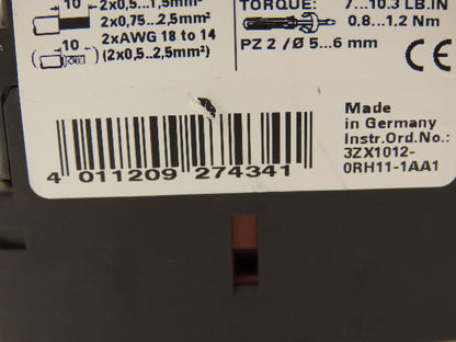 Siemens 3RH1140-1BB40 Auxiliary Contactor Size S00 4NO 600VAC 10A Lot Of 11