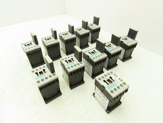 Siemens 3RH1140-1BB40 Auxiliary Contactor Size S00 4NO 600VAC 10A Lot Of 11