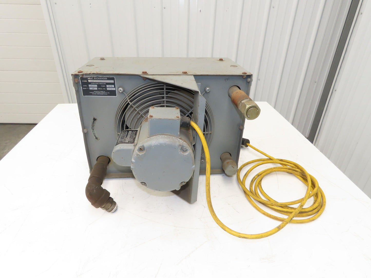 Thermal Transfer AO-10 Air-Oil Fan Heat Exchanger 300psi 400°F 115V 1PH 3-80 GPM