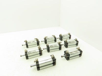 Pneumax 0734022602B Pneumatic Air Cylinder 32mm Bore 25mm stroke Lot of 8
