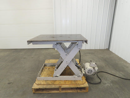 Autoquip 26W25 Hydraulic Scissor Lift Table 2000lb 26" Travel 30x40" Top 3Ph