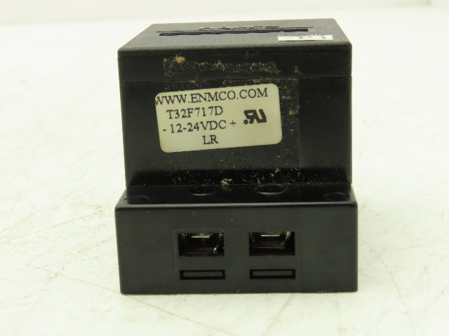 ENM Counting Instruments T32F717D AC/DC DIN Rail Mount Hour Meter 12/24VDC
