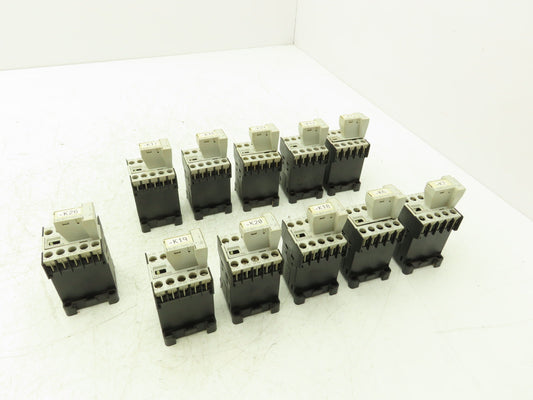 Siemens 3TH2040-0BB4 Contactor 4NO 1.5kW 10A Coil 24VDC Lot Of 11