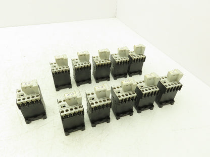 Siemens 3TH2040-0BB4 Contactor 4NO 1.5kW 10A Coil 24VDC Lot Of 11