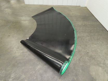 Transnorm SP31489 90° Black Conveyor Belt 39.37"W x 35.43"IR Endless