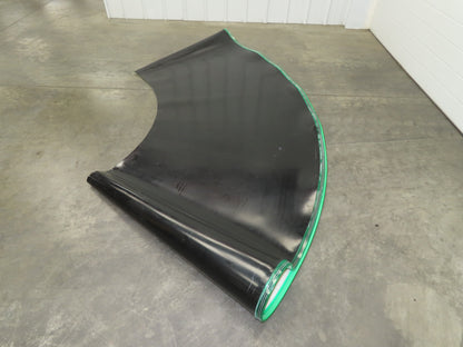 Transnorm SP31489 90° Black Conveyor Belt 39.37"W x 35.43"IR Endless