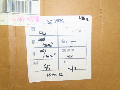 Transnorm SP31489 90° Black Conveyor Belt 39.37"W x 35.43"IR Endless