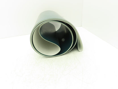 Smooth Top Conveyor Belt 14-1/2" Width x 145" Endless Green Rubber