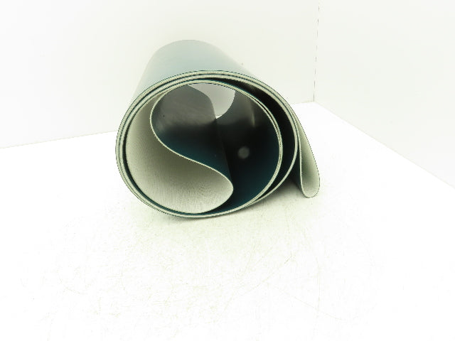 Smooth Top Conveyor Belt 14-1/2" Width x 145" Endless Green Rubber