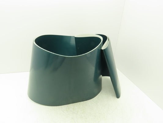 Smooth Top Conveyor Belt 14-1/2" Width x 145" Endless Green Rubber