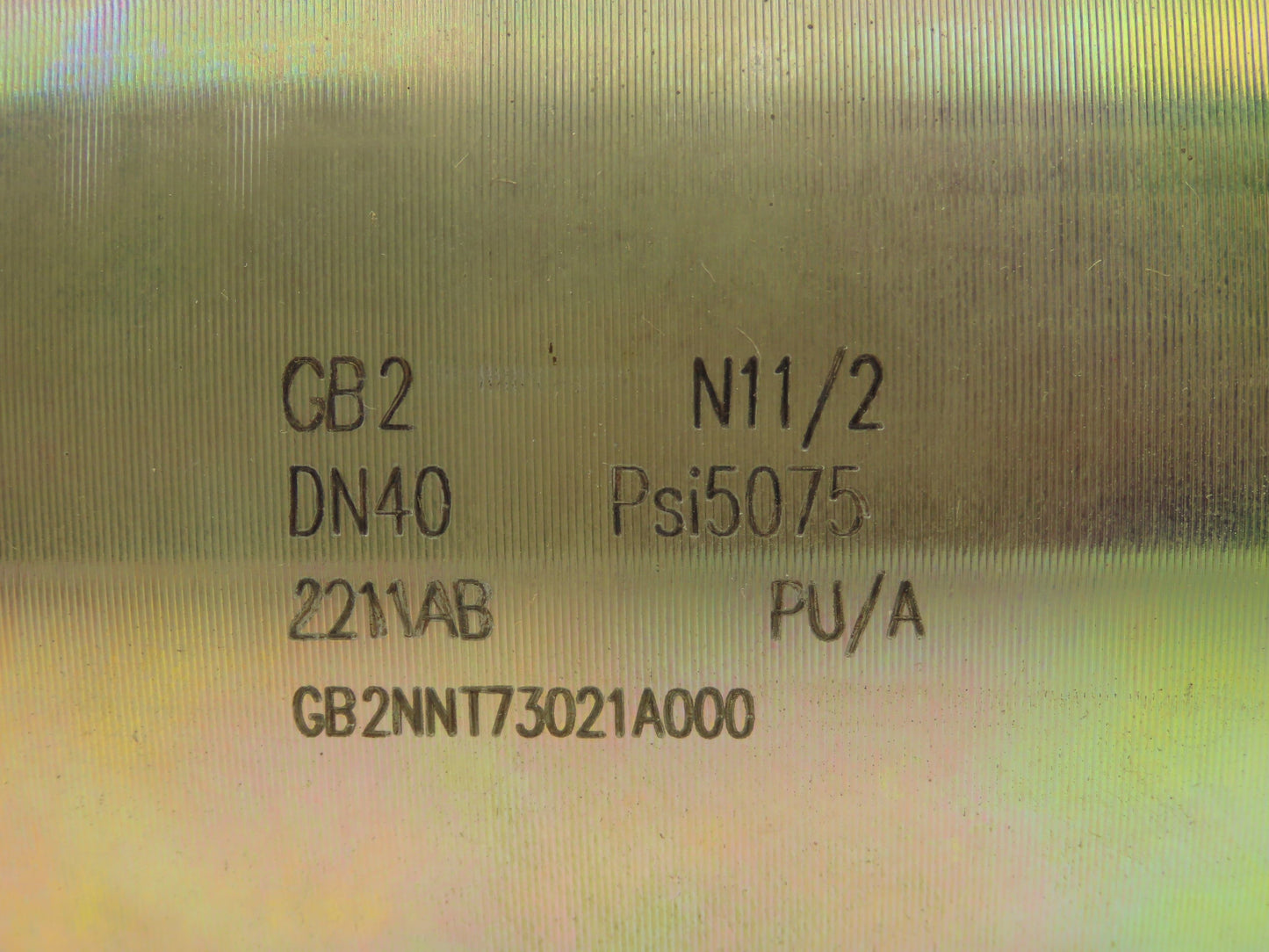 Gemels GB2NNT73021A000 High Pressure Steel Ball Valve 1-1/2" NPT DN40 5075 PSI