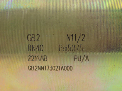 Gemels GB2NNT73021A000 High Pressure Steel Ball Valve 1-1/2" NPT DN40 5075 PSI