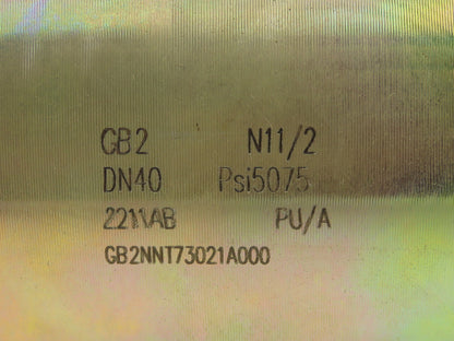 Gemels GB2NNT73021A000 High Pressure Steel Ball Valve 1-1/2" NPT DN40 5075 PSI
