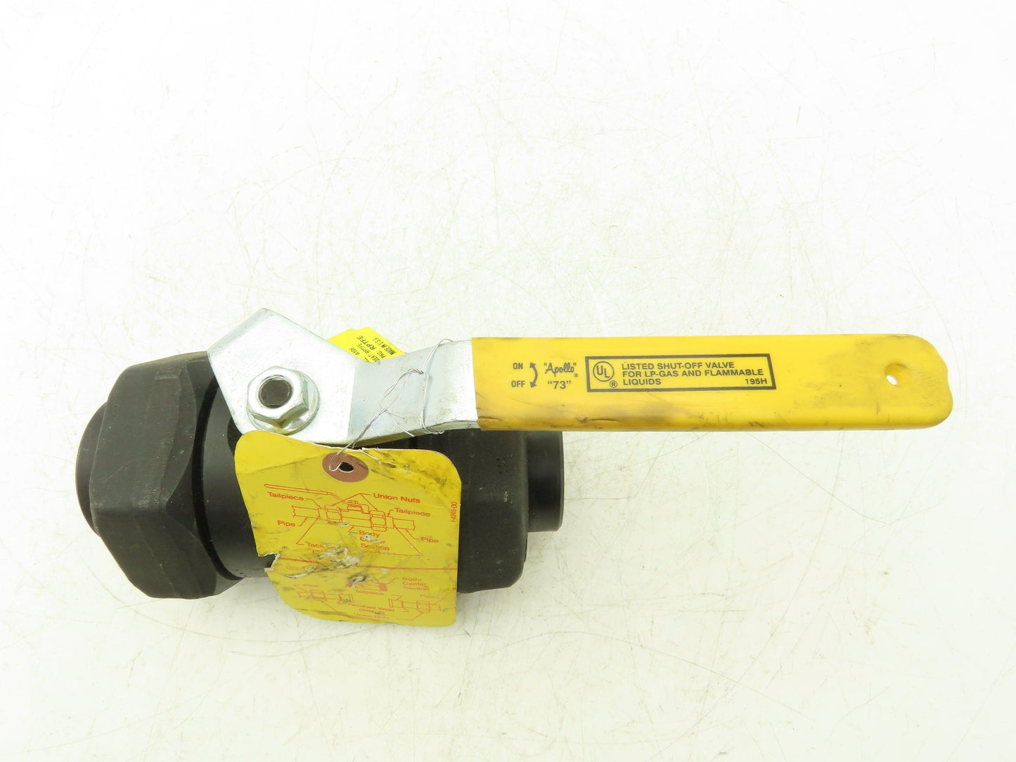 Apollo 73-407-01 Ball Valve Double Union 1-1/2" FNPT Threaded x Socket Weld End