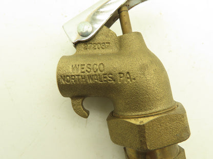 Wesco 5A504 Brass Safety Faucet 3/4" NPT