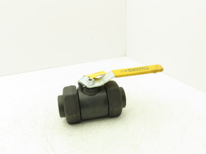 Apollo 73-407-01 Steel Ball Valve Double Union 1-1/2" FNPT Threaded Ends 3000psi