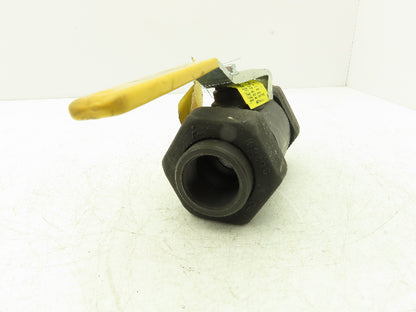 Apollo 73-407-01 Steel Ball Valve Double Union 1-1/2" FNPT Threaded Ends 3000psi
