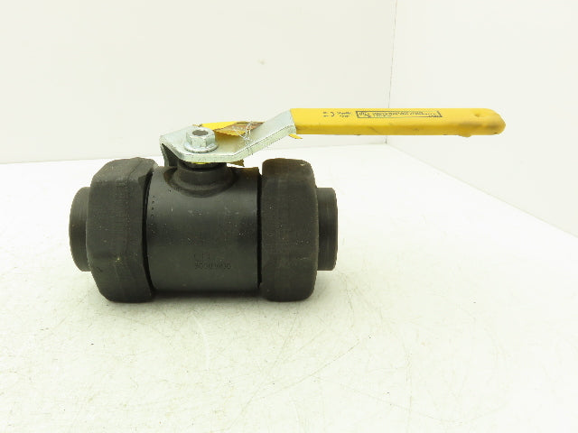 Apollo 73-407-01 Steel Ball Valve Double Union 1-1/2" FNPT Threaded Ends 3000psi