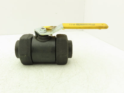 Apollo 73-407-01 Steel Ball Valve Double Union 1-1/2" FNPT Threaded Ends 3000psi