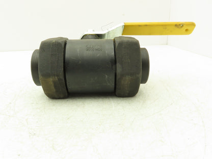 Apollo 73-407-01 Steel Ball Valve Double Union 1-1/2" FNPT Threaded Ends 3000psi