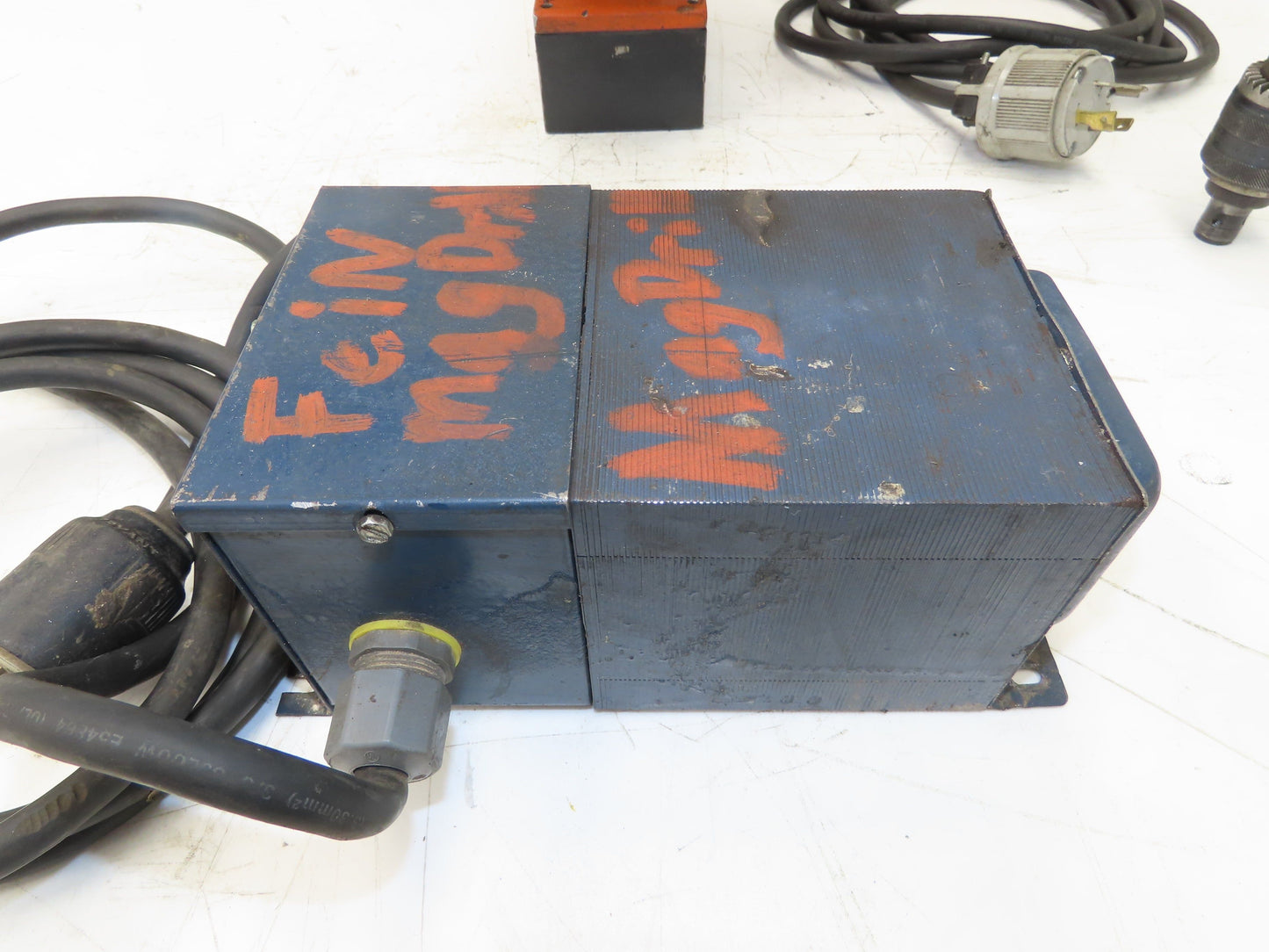 Fein KBM-65-Q 65MM Reversible Magnetic Drill 230V Quick-IN Adaptor