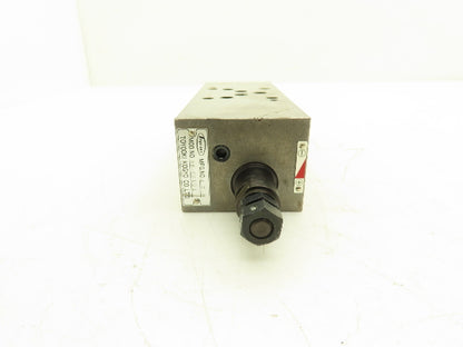 Toyo Oki HK-03101 Aluminum Sandwich Manifold Block w/Relief Valves