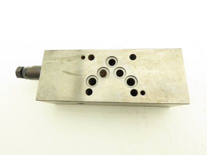 Toyo Oki HK-03101 Aluminum Sandwich Manifold Block w/Relief Valves