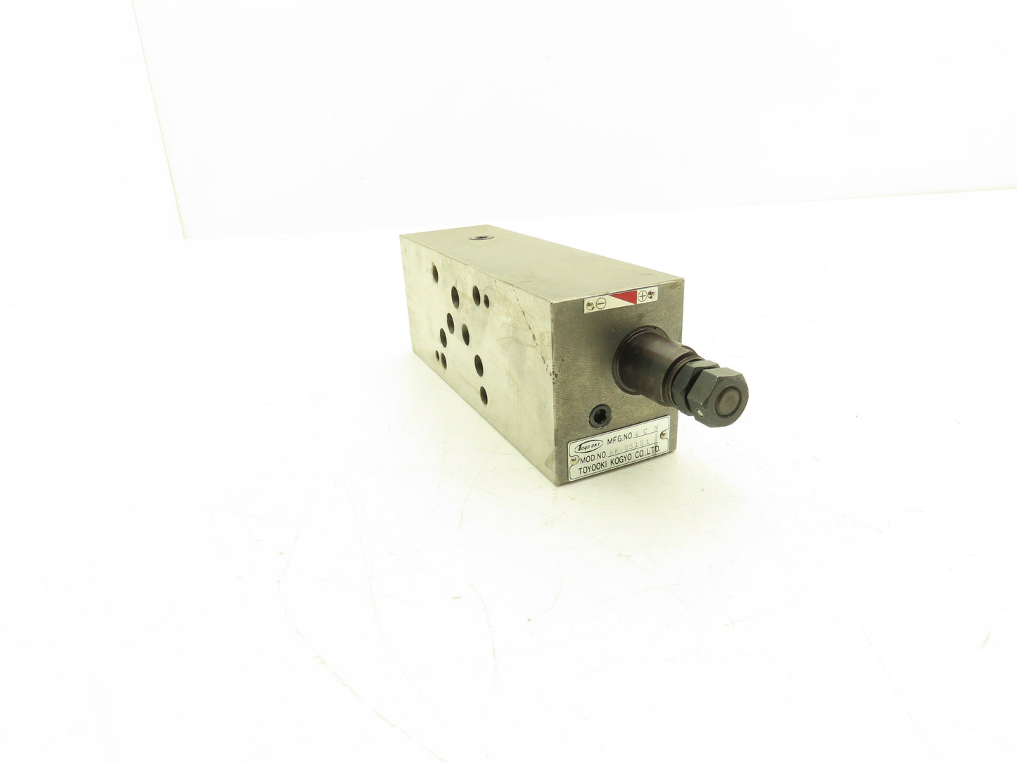 Toyo Oki HK-03101 Aluminum Sandwich Manifold Block w/Relief Valves