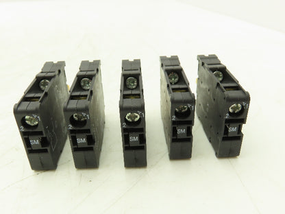 Allen Bradley 800F-X01S Contact Block 22mm 10A 1NC Ser A  Lot of 5