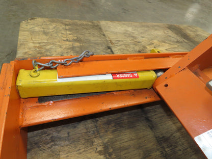 Southworth LS2-24 Hydraulic Scissor Lift Table 2000Lb 37x18" Top 24" Lift 24VDC