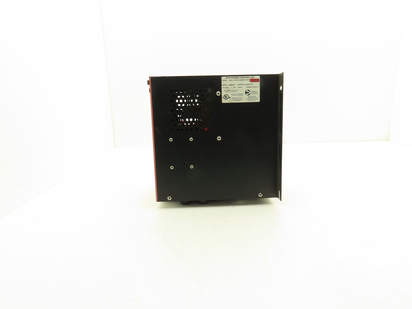 Control Concepts 1029C-V-575V-120A-R0/5V-IPOT Scr Power Controller 575V 1Ph 120A