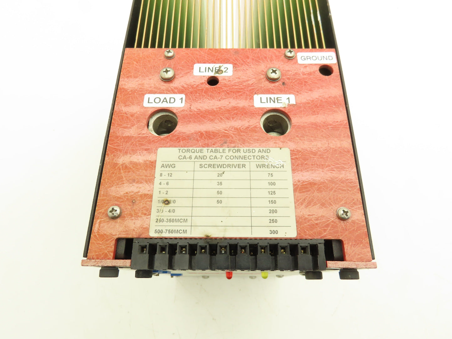 Control Concepts 1029C-V-575V-120A-R0/5V-IPOT Scr Power Controller 575V 1Ph 120A