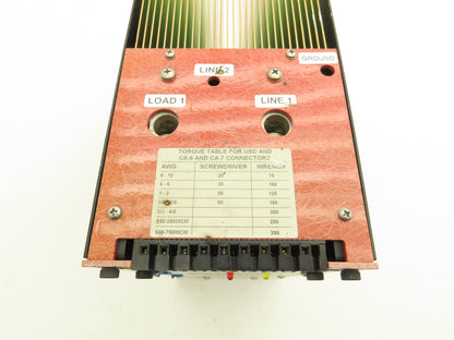 Control Concepts 1029C-V-575V-120A-R0/5V-IPOT Scr Power Controller 575V 1Ph 120A