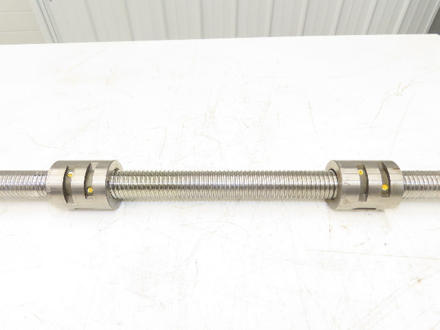 Double Nut Ball Screw 30mm Dia 4.5mm Pitch/Lead 84.5" OAL
