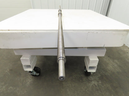 Double Nut Ball Screw 30mm Dia 4.5mm Pitch/Lead 84.5" OAL