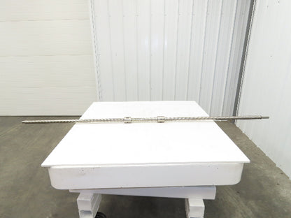 Double Nut Ball Screw 30mm Dia 4.5mm Pitch/Lead 84.5" OAL