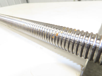 Double Nut Ball Screw 30mm Dia 4.5mm Pitch/Lead 84.5" OAL